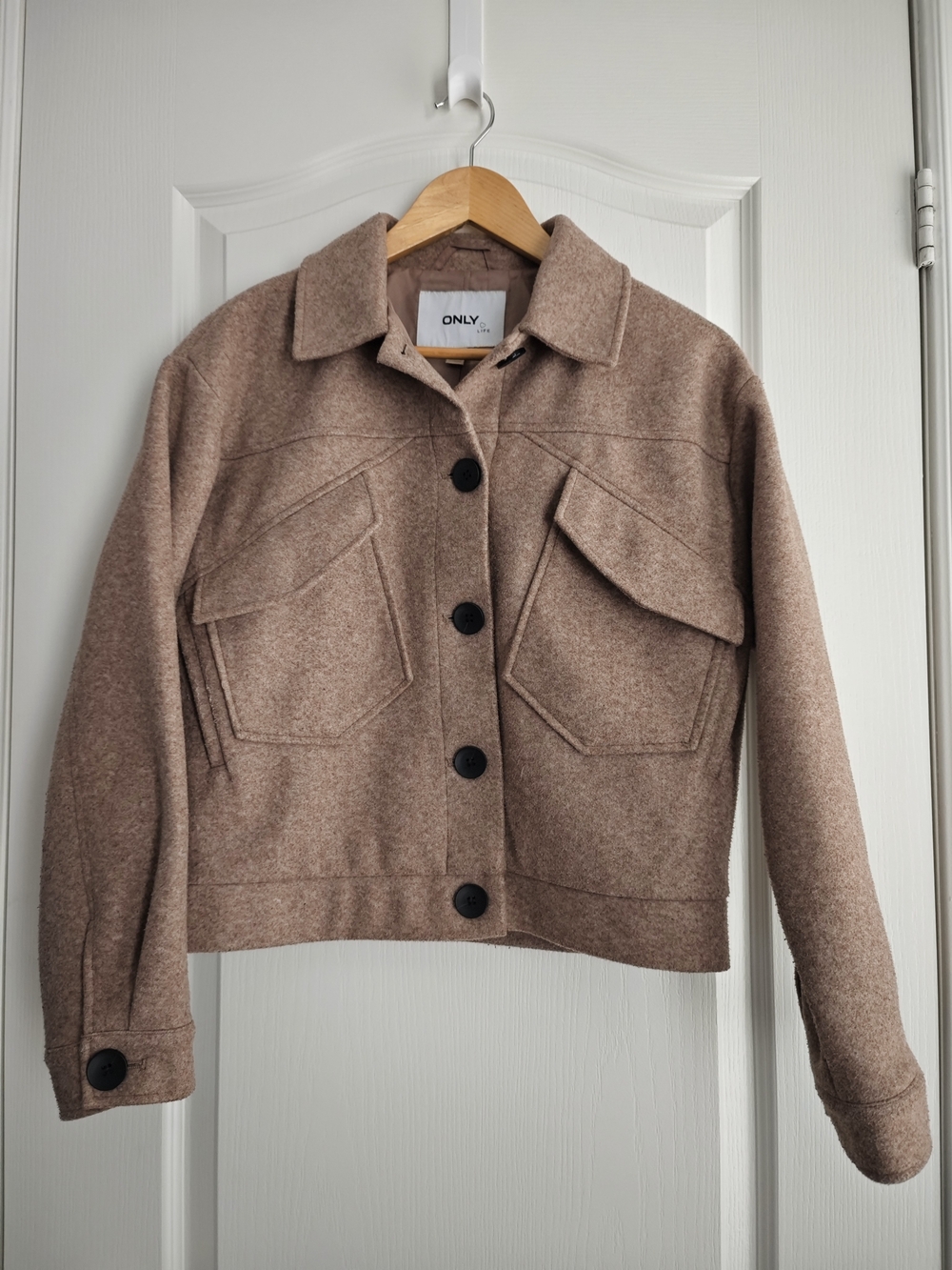 ONLY Women's Jacket, Casual Lapel Button Outerwear